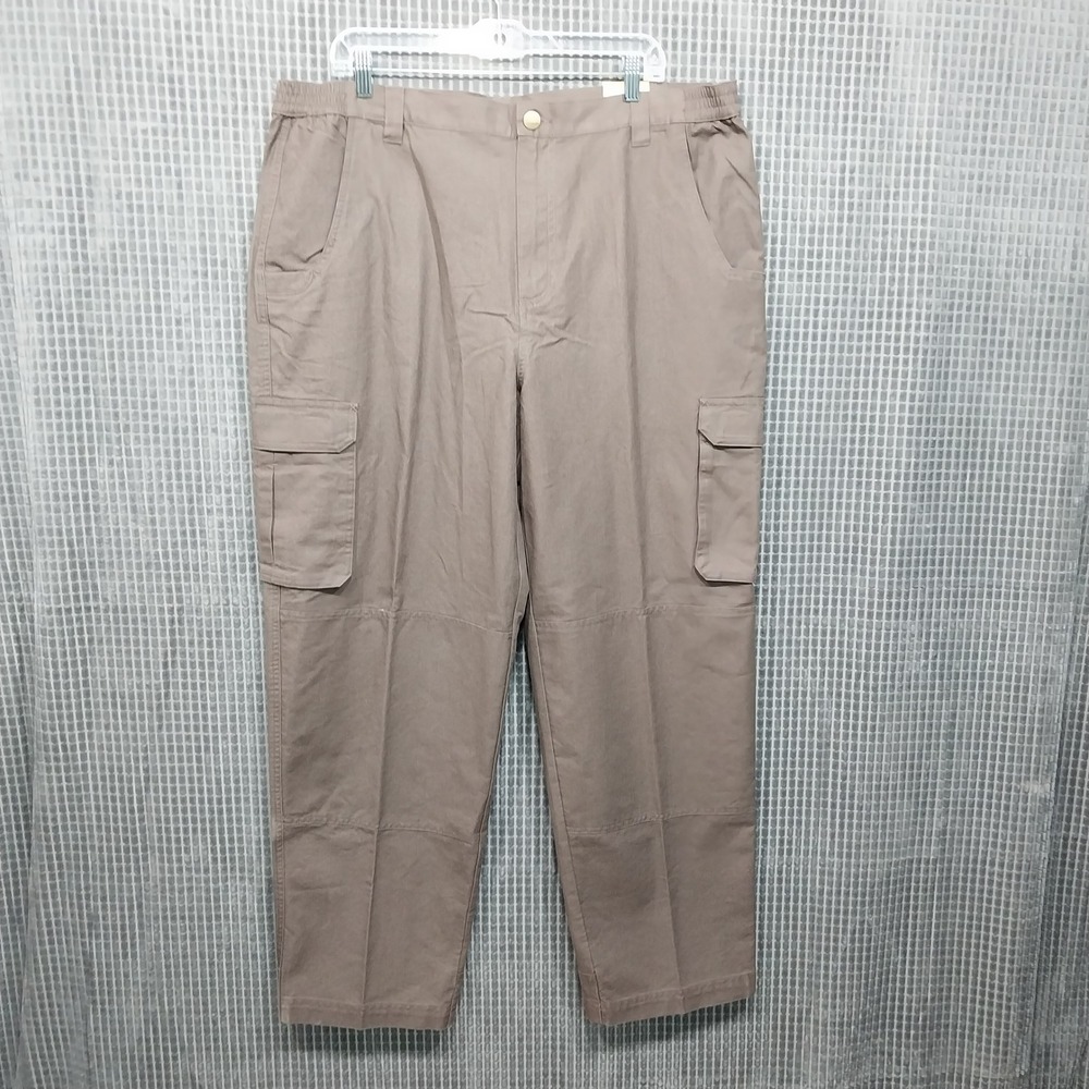Cabela's Mens Cargo Pants Classic Fit Canvas Otter Brown 40x32 NEW